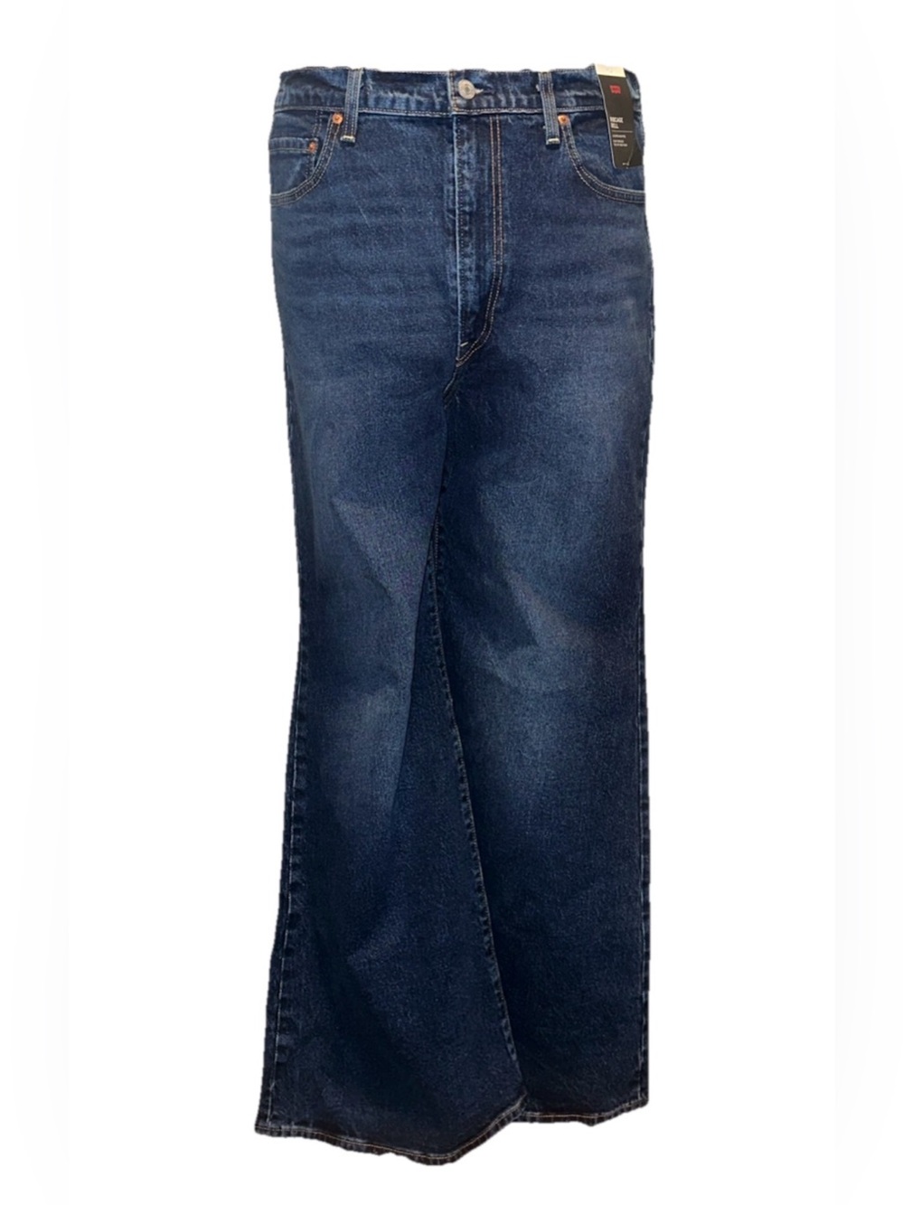 Levi's Dark Blue High-Rise Bell Bottom Jeans